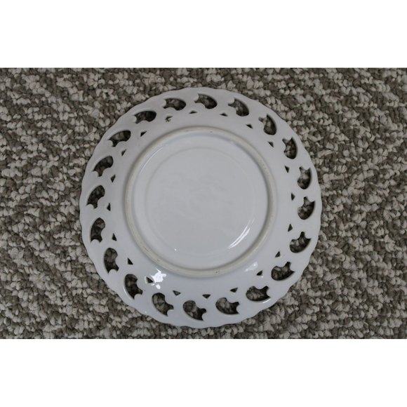 Shafford Lusterware Three Footed Rose w/Gold Trim Tea Cup & Saucer - Picture 9 of 9